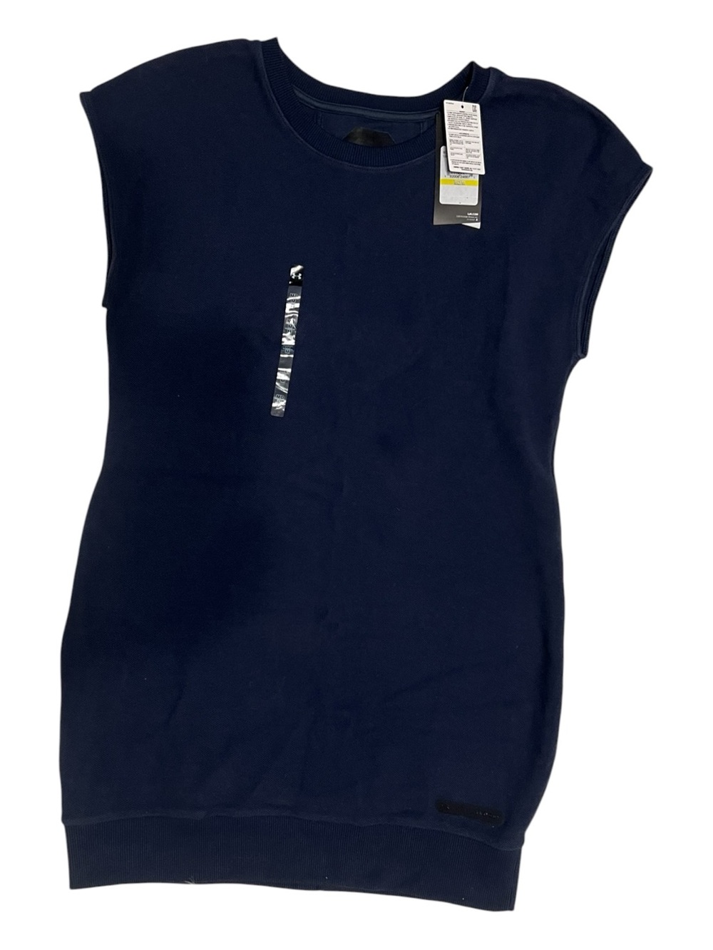NWT Under Armour Unstoppable Knit Dress Navy Blue Medium Cutout Back
